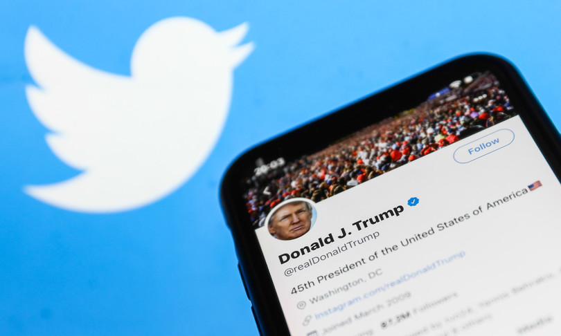 Twitter perde oltre il 2% dopo sospensione account Trump