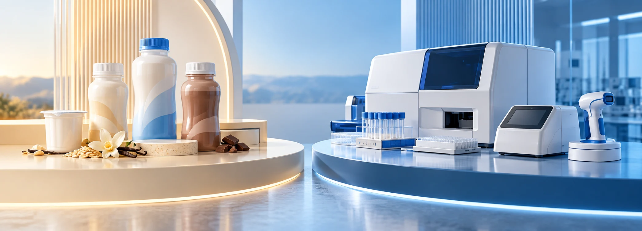 Prodotti nutrizionali e strumenti diagnostici su due piattaforme separate, illustrazione dello scorporo Abbott