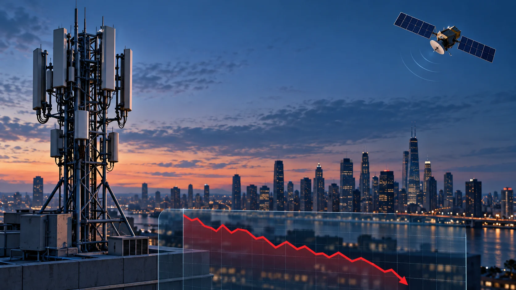 Verizon verso la peggiore seduta dal 2002: SpaceX mette sotto pressione le telecom USA